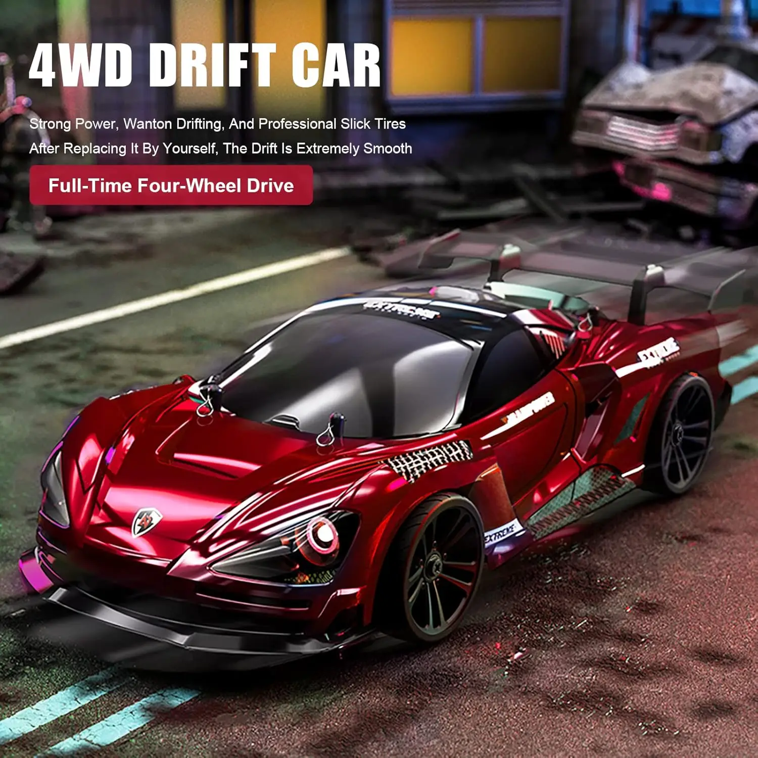 2025 NEW 1/16 4WD 2.4G Electric Remote Control Car 4*4 Classical Model Car 38KM High Speed RC Drift Car Perfect Gift for Adults