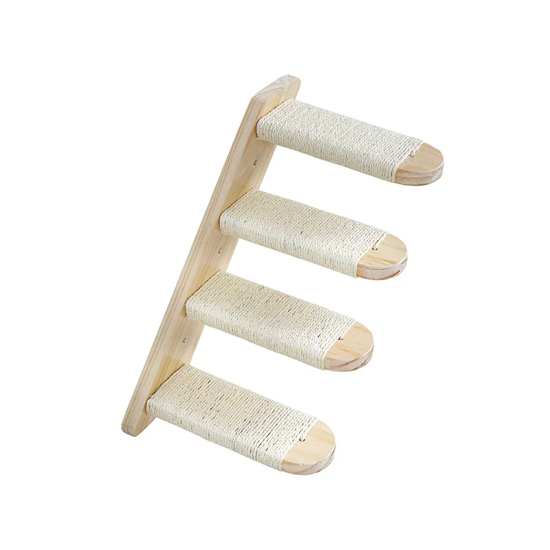 Wholesale Climbing Step Stairs Wall Mounted Cat Wall Furniture Four Steps Stair Cat Bed Cat Furniture