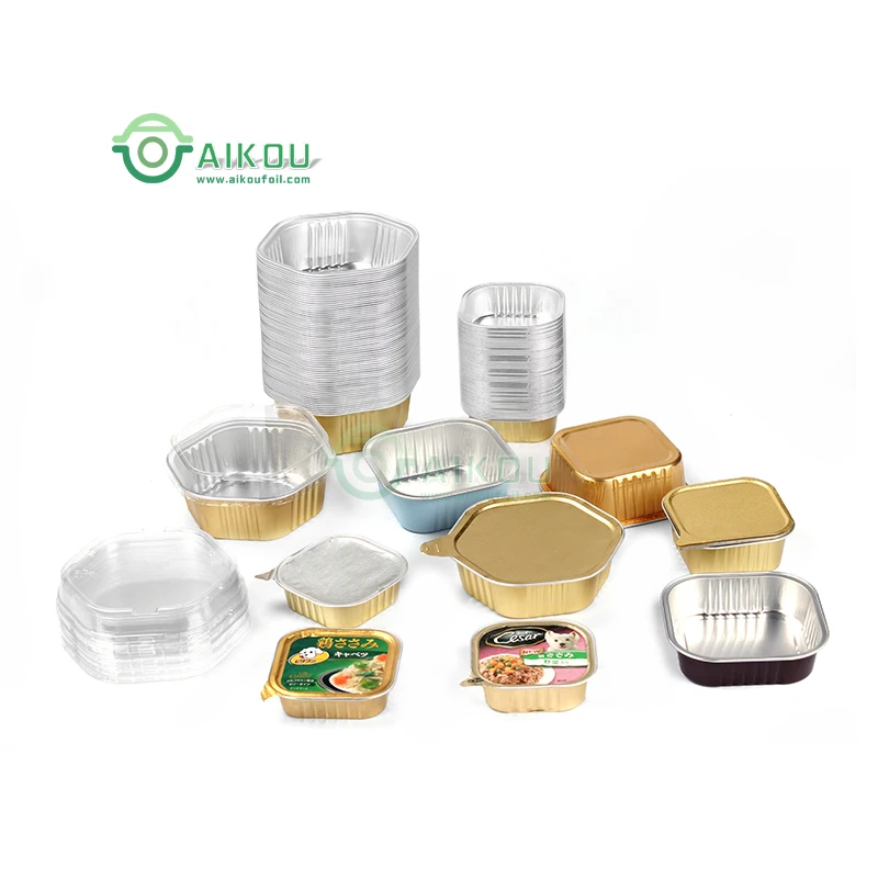 New Raw Materials Tin Foil Container Diameter 71mm Height 26mm Empty Aluminum Can With Easy Open Lids