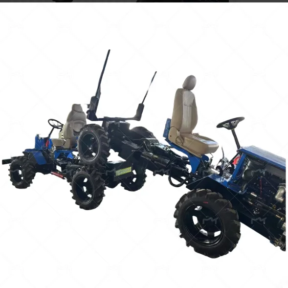 CHINA Factory  64HP Diesel Engine 4wd Hydraulic 4 Cylinder Hilly Utility Vehicle Farm Machine Mountain Wheel Tractor UTV Bamboo