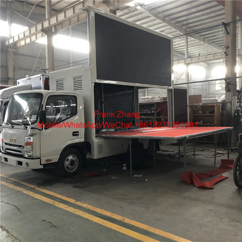 Грузовик со светодиодным экраном JAC 4x2 92hp RHD