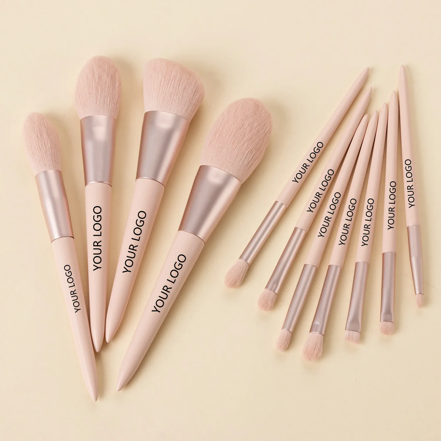 Good Quality Tool Supplier Wholesale Set 11 Pcs Make Up Beauty Bag Cosmetic Colorful Foundation Red And Black Makeup Brush