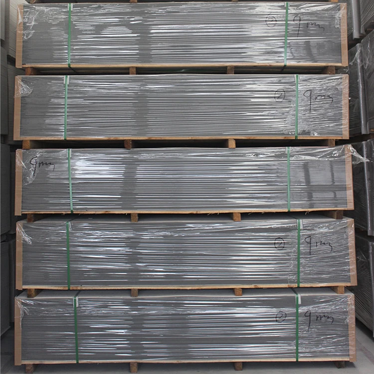 Огнестойкая серая волокнистая цементная доска без асбеста для быстрой установки