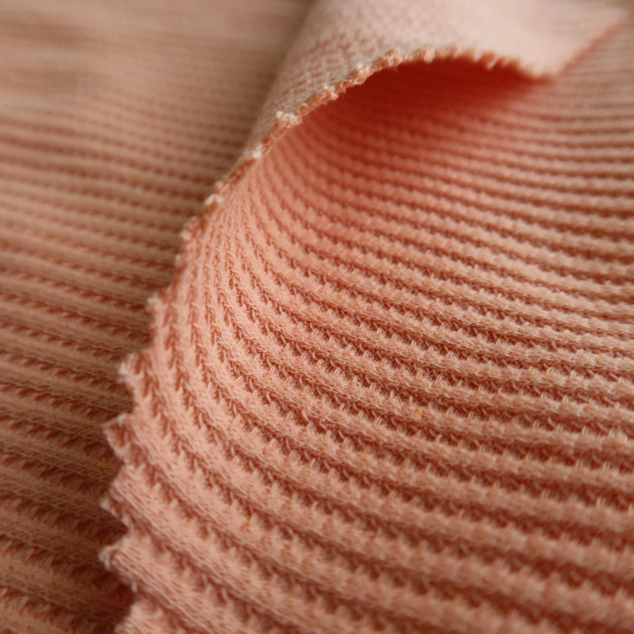  Comfortable and durable fabric 65% polyester 31% cotton 4% spandex knitted Knitted rib for garment