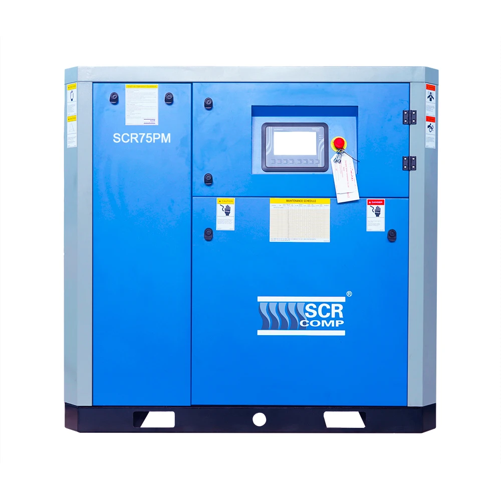 Китайский PM VSD винтовой воздушный компрессор с ISO9001 CE (SCR75PM)