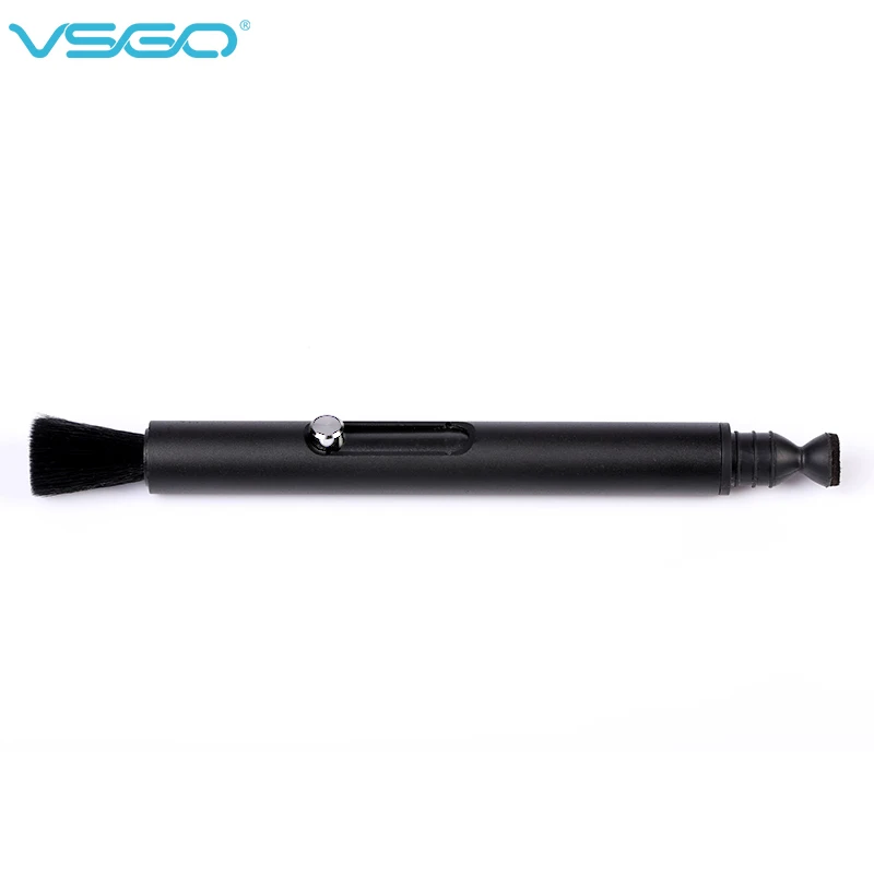 VSGO High Quality 2 in 1 Carbon Dust Cleaning Kit Tool Camera Lens Screen Mobile Phone Cleaning Brush Pens