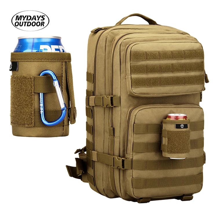 Outdoor Utility Sports Mini Cans Tactical Molle Beer Bottle Pouch Cover for Hunting Camping Hiking