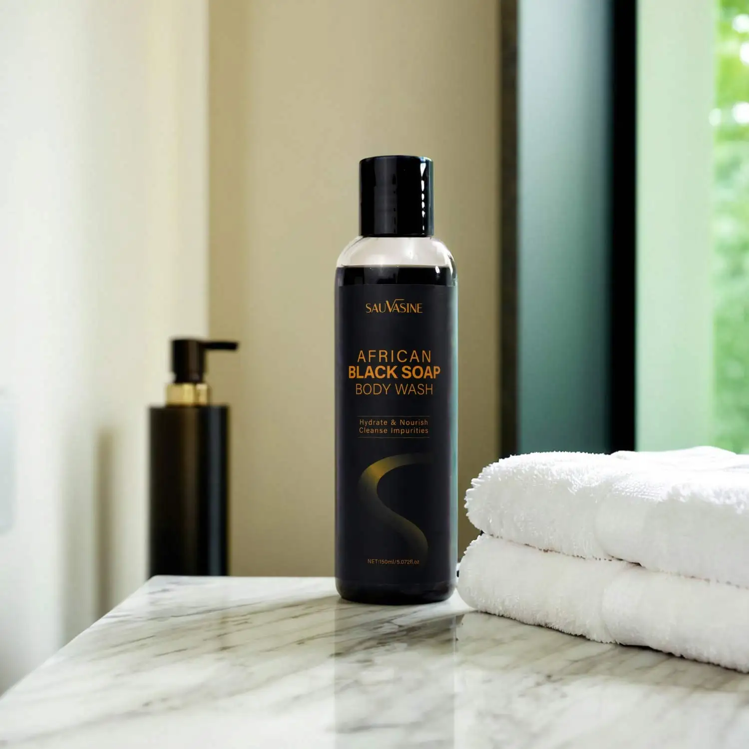 Индивидуальные средства по уходу за кожей комфортный гель для душа против акне Африканское черное мыло