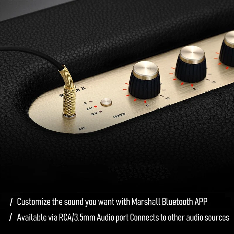 Marshall Woburn II Wireless Blue-tooth Speaker Black - NEW