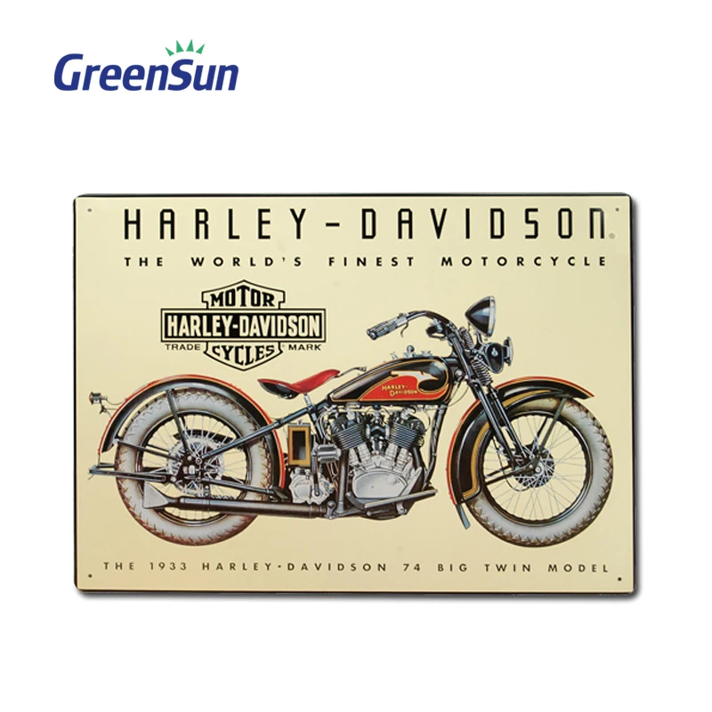 Manufacturer Custom Coffee Beer Muscle Cars Metal Retro Tin Sign Wall Decor