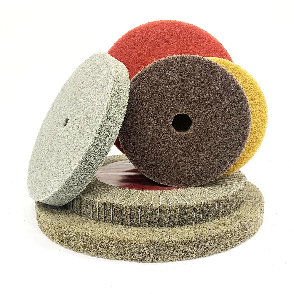 Factory Price Nylon Abrasive Wheels For Polishing Buffing Wheel For Metal Polishing Wheel