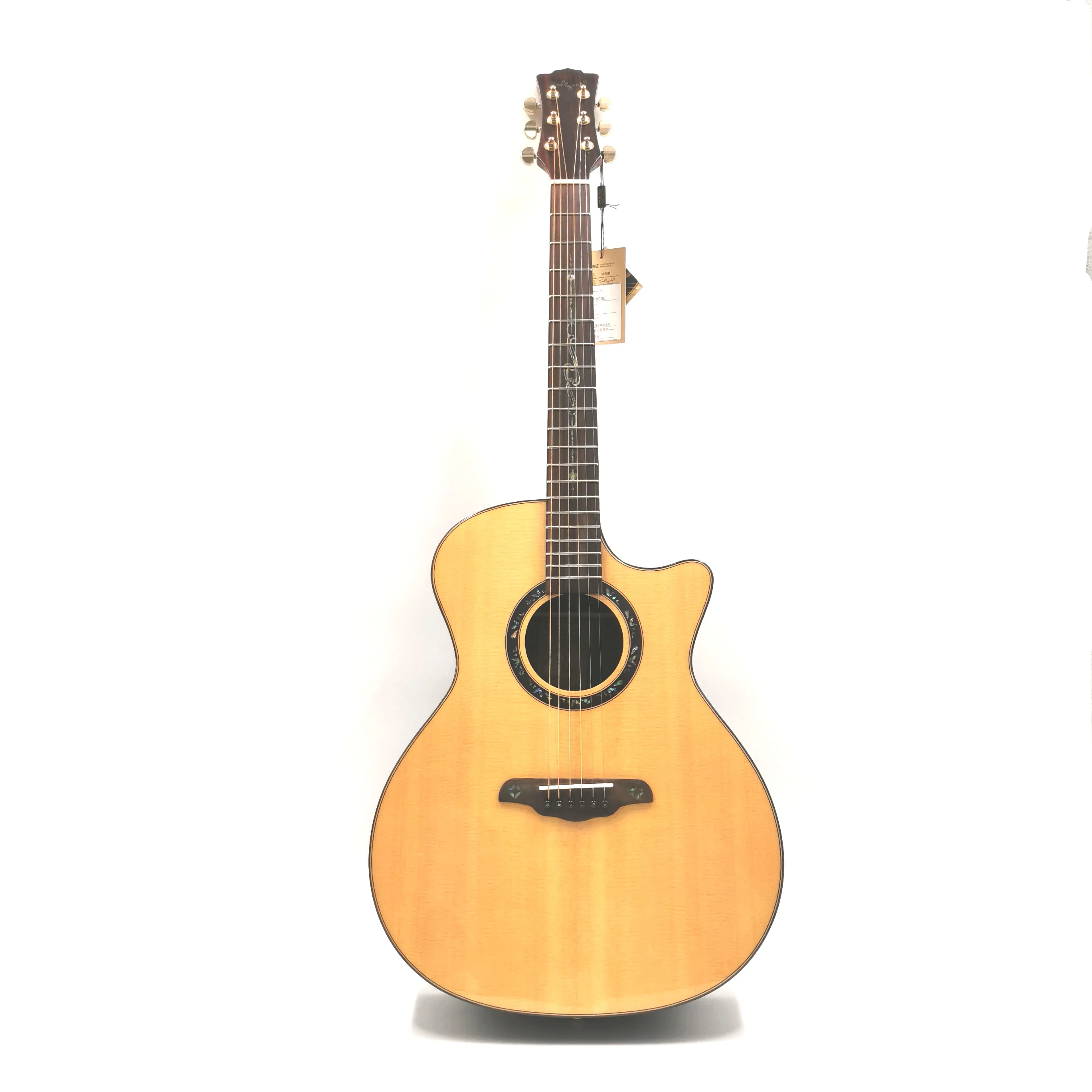 Professional Factory Hot Sell Buy 41 Inch Spruce Veneer Harp Acoustic Guitar