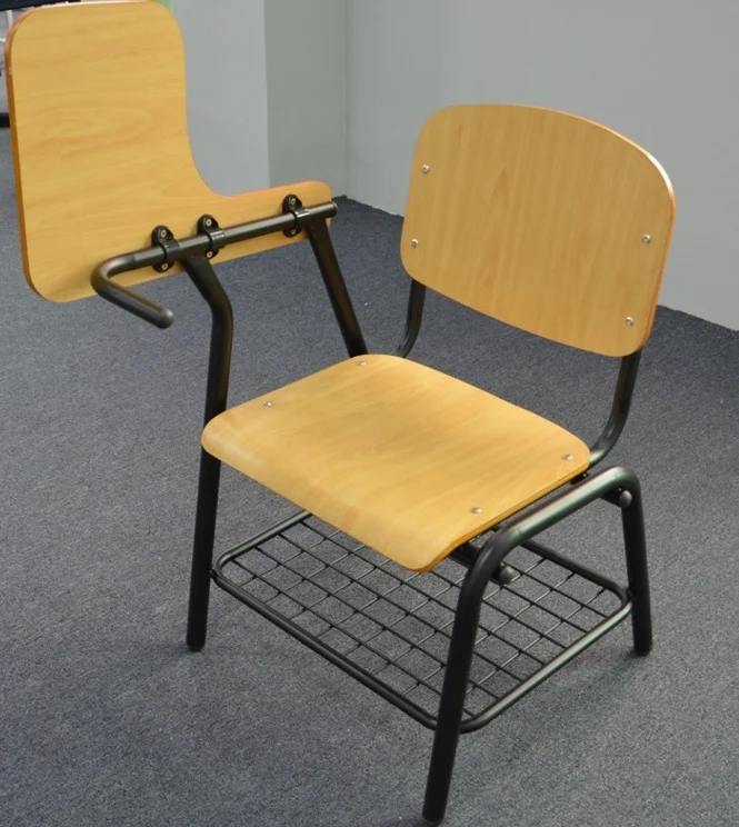 Comfortable College Seat Lecture Hall Seating School Chair with Writing Table