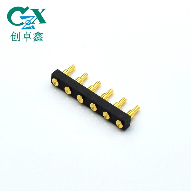 High Current Precision 6A Magnetic Connector 6 Pin Connector Magnetic Pogo Pin