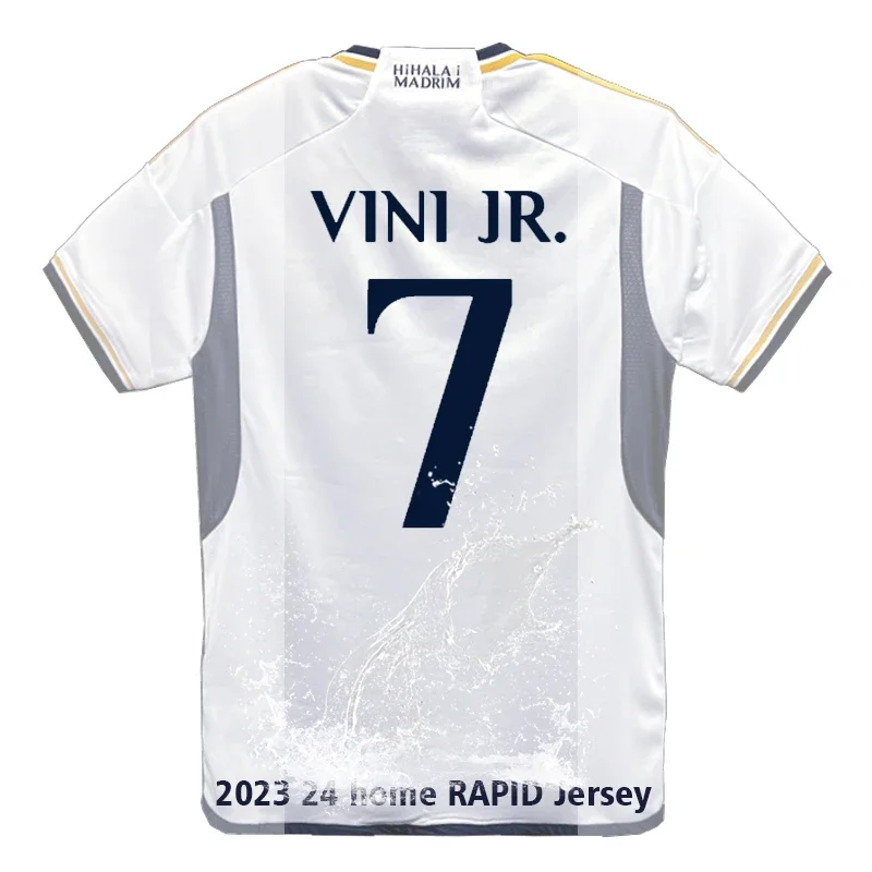 Retro Futbol Jersey Soccer Wear Madrids Fans Version T Shirt Maillot De Foot Vini Real 7 Madrid T-shirt 2023 24 Reales Madrider