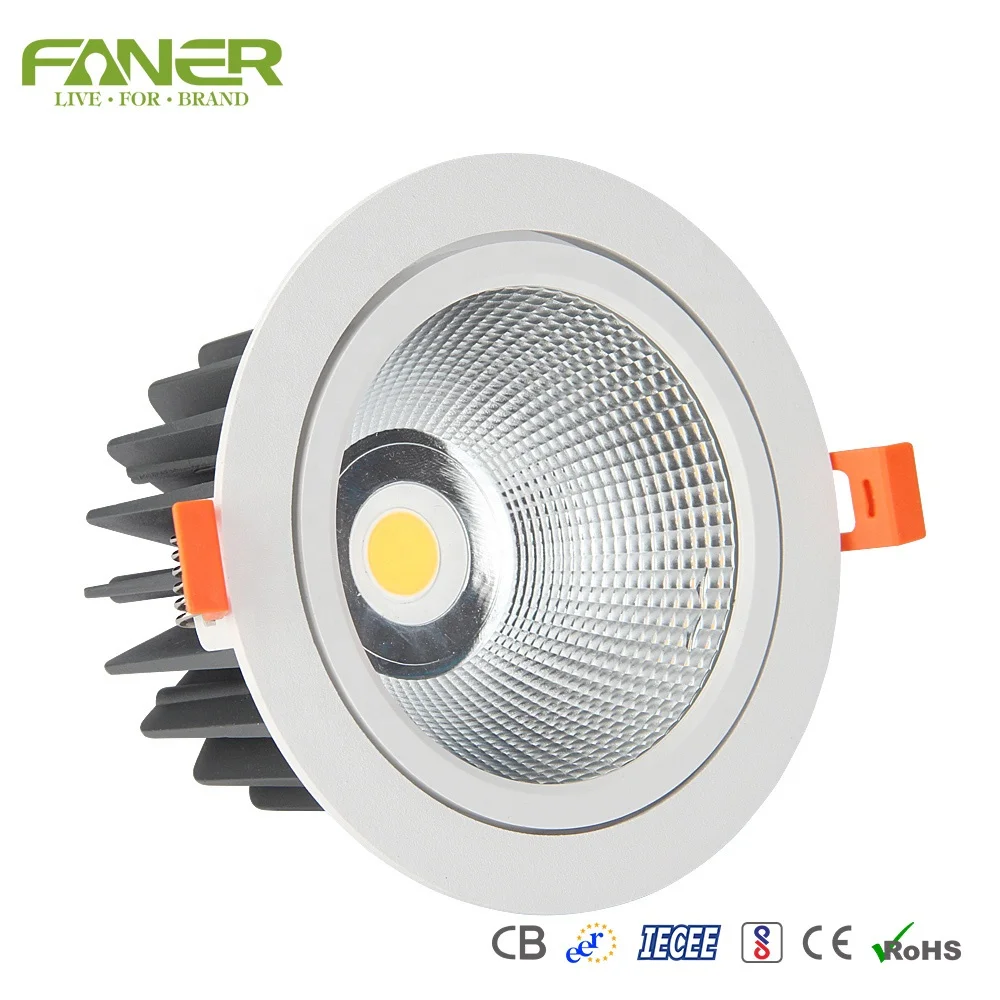 IECEE EER SASO lighting ceiling cob spotlight 3w 6w 9w 12w 16w 24w 30w adjustable lights led spot light