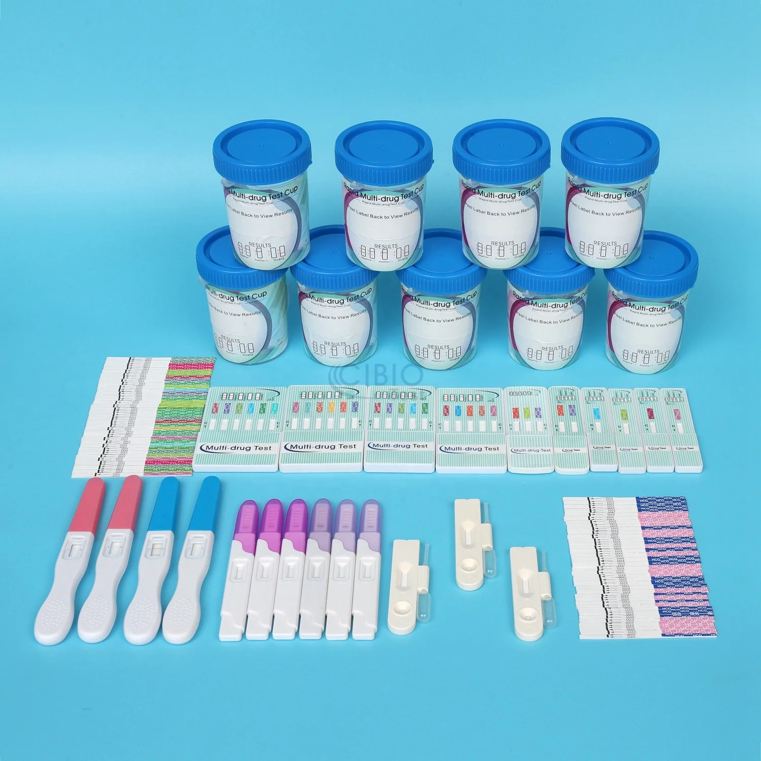 Toxicology 6 panel Drug abuse test Urine cup MET/Amp/COC/THC/ PCP/OPI