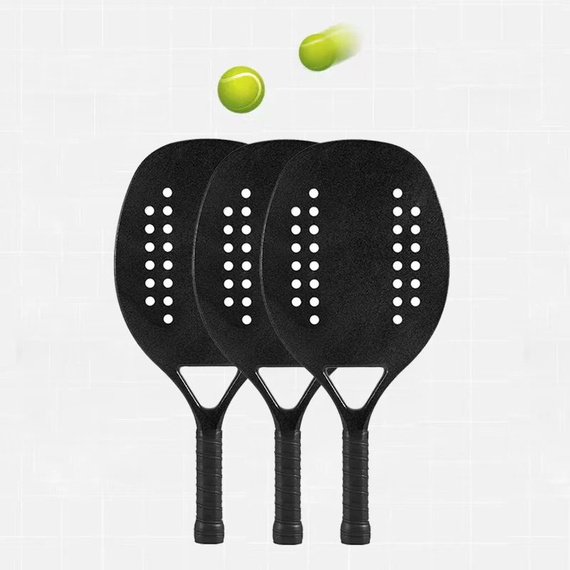 Wholesale Beach Tennis Paddle Graphite Shiny Carbon Fiber Face Beach Tennis Paddle racket beach tennis manufacturers