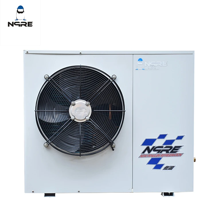 Copeland R22 R410A Cold Room Best Price High Quality 4HP 1 fan Air-cooled  Scroll Refrigerant Compressor Condensing unit