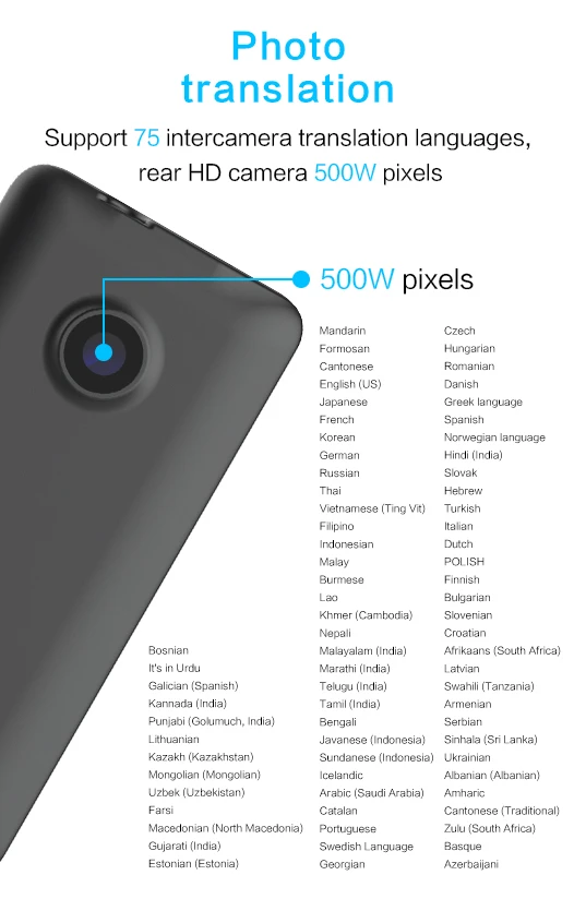 138 Languages Translator Device, Instant Offline Voice Translation Portable Two-Way Language Translator T21