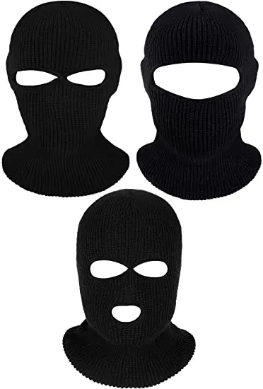 Custom 2 Hole Full Face Mask Ski Mask Winter Cap Balaclava Hood Beanie Tactical Hat