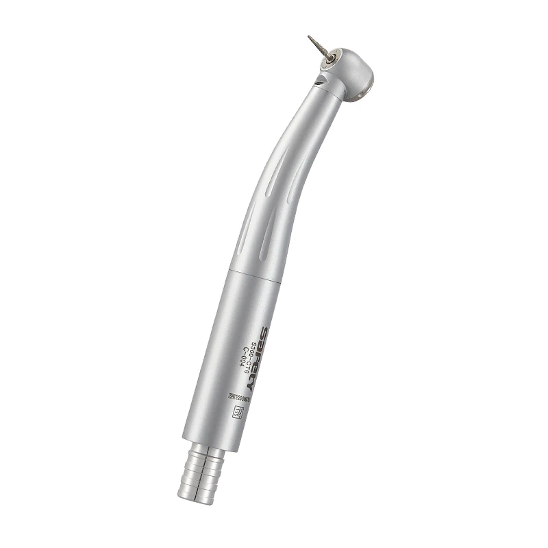 Air turbine contra angle dental high speed handpiece Self generator LED illumination with quick coupling 4 holes