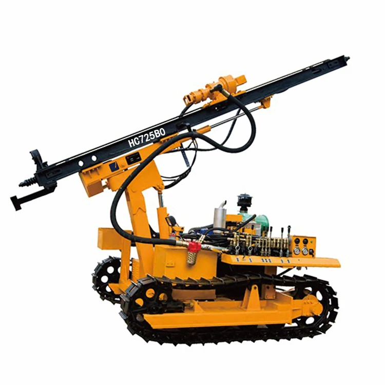 China HC725B0 pneumatic & hydraulic mechanical mini portable surface drilling rig for mining