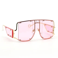 Lentes Para Sol Polarized Large Frame Rhinestone Square Night Vision Sun Glasses River Optical Cat Grey Classic OEM Sunglasses