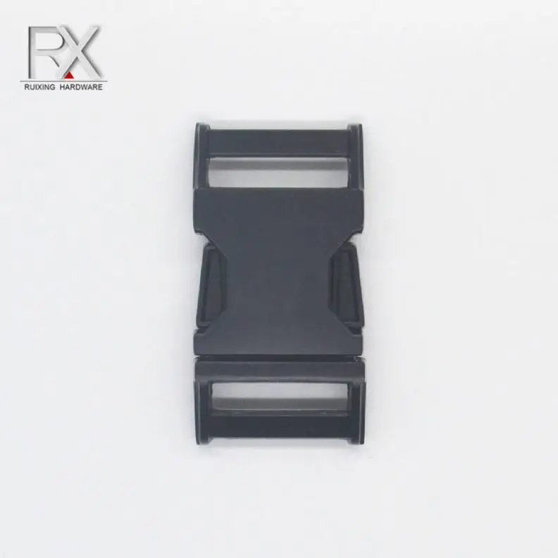 Black paint metal Snap Buckle Hardware For Bag Quick Release Metal Adjustable Luggage Strap Length Connector Fastener Buckle