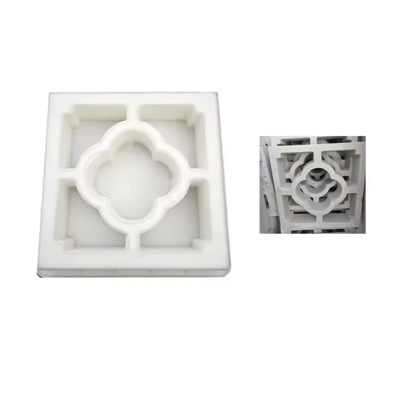 2024 new design decorative window wall flower paver mold 3d fence for sale