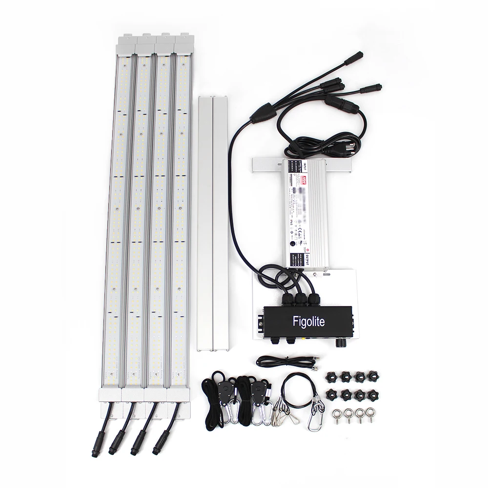 APP smart controller 320W Original LM301H EVO led grow light 4 bars full spectrum for hydroponic