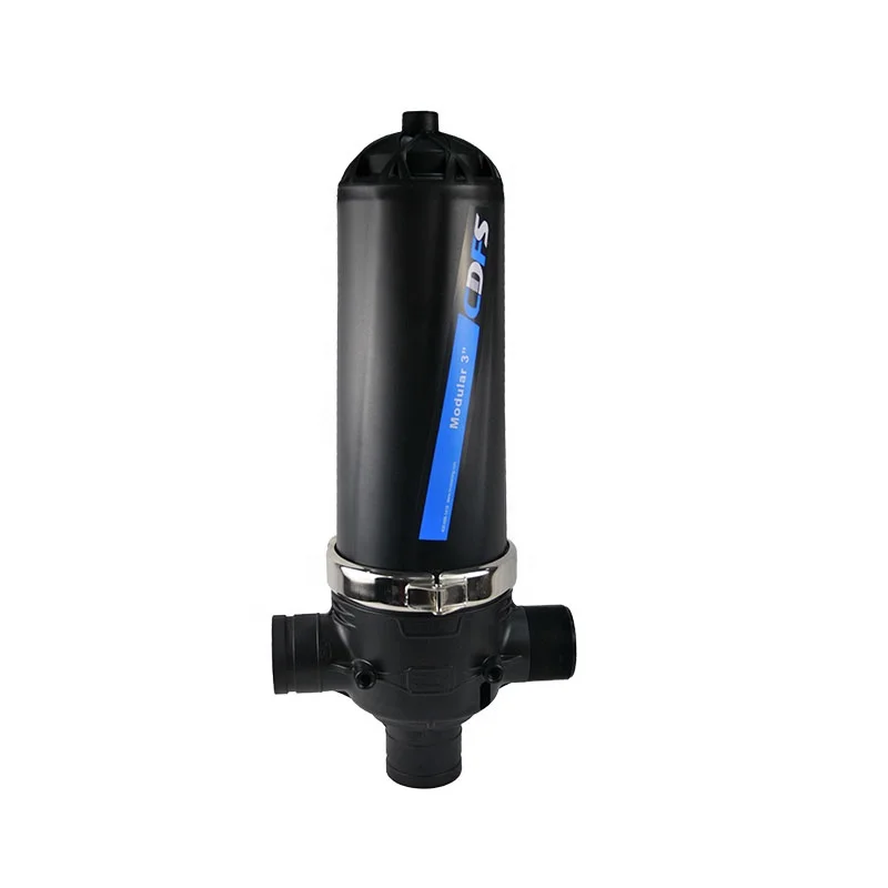  120 mesh 4 inch manual disc filter with flanges for irrigation water