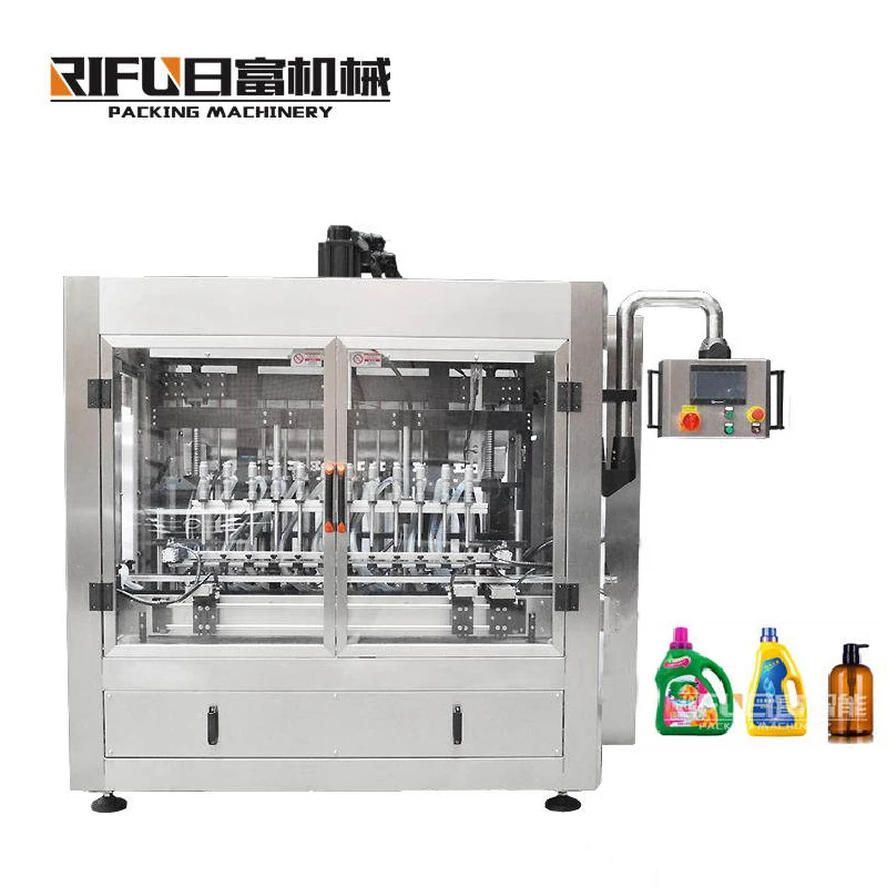 Full automatic Filler Shampoo Cream Oil Sauce Honey Stick Liquid Filling Machine for Can Bottle for Manufacturing Plant