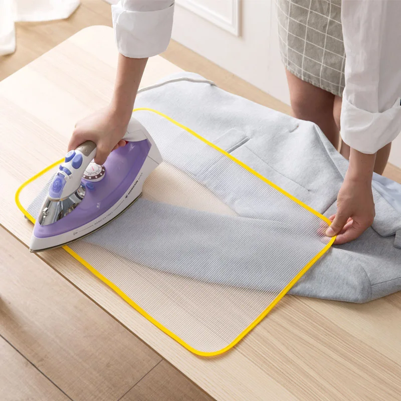 Cloth Ironing Boards Mat Cover Foldable Mini Ironing Insulation Board Pressing Pad Iron Protective Press Mesh