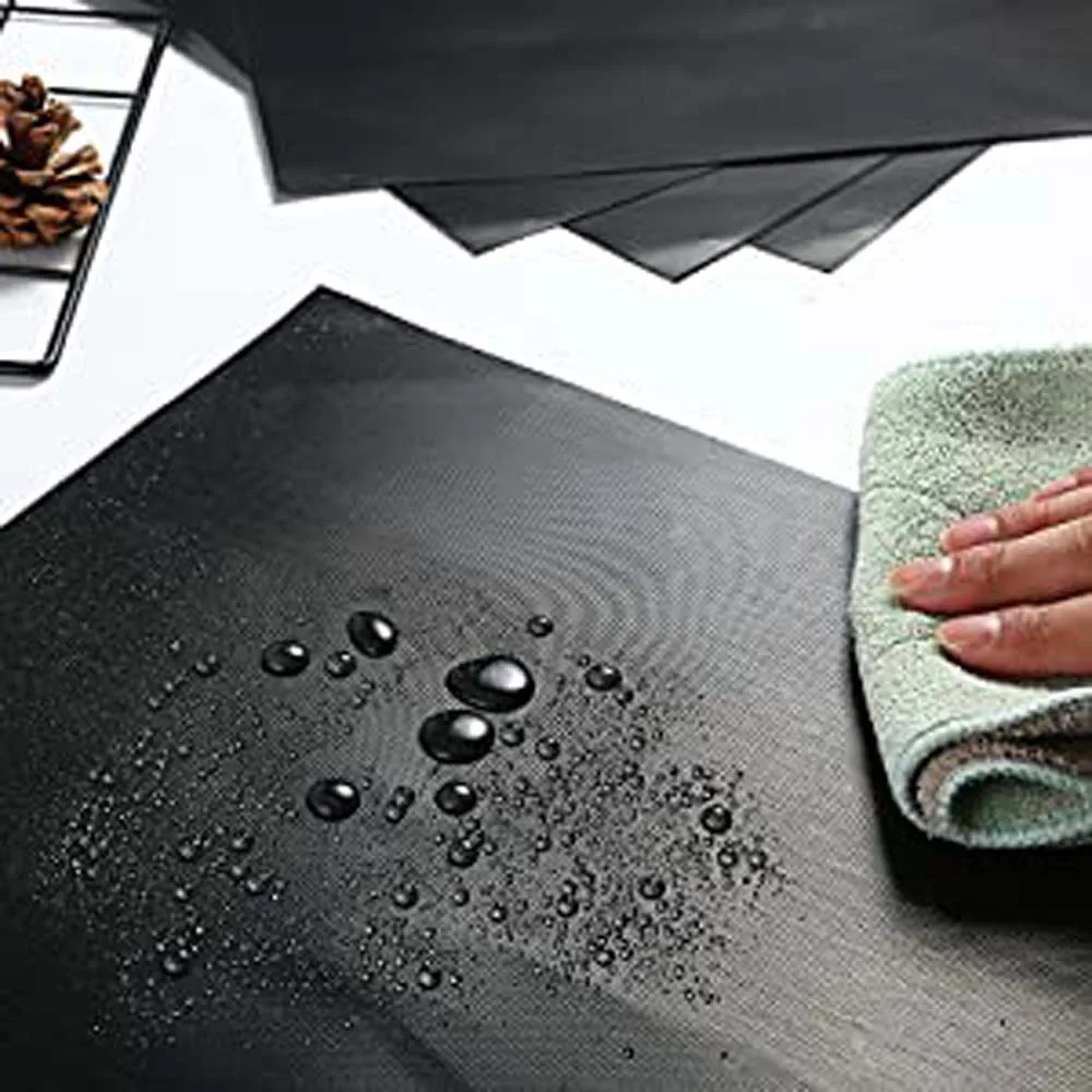 Outside bbq kitchen ptfe bbq disposable grill  mats tabletop bbq grill mat