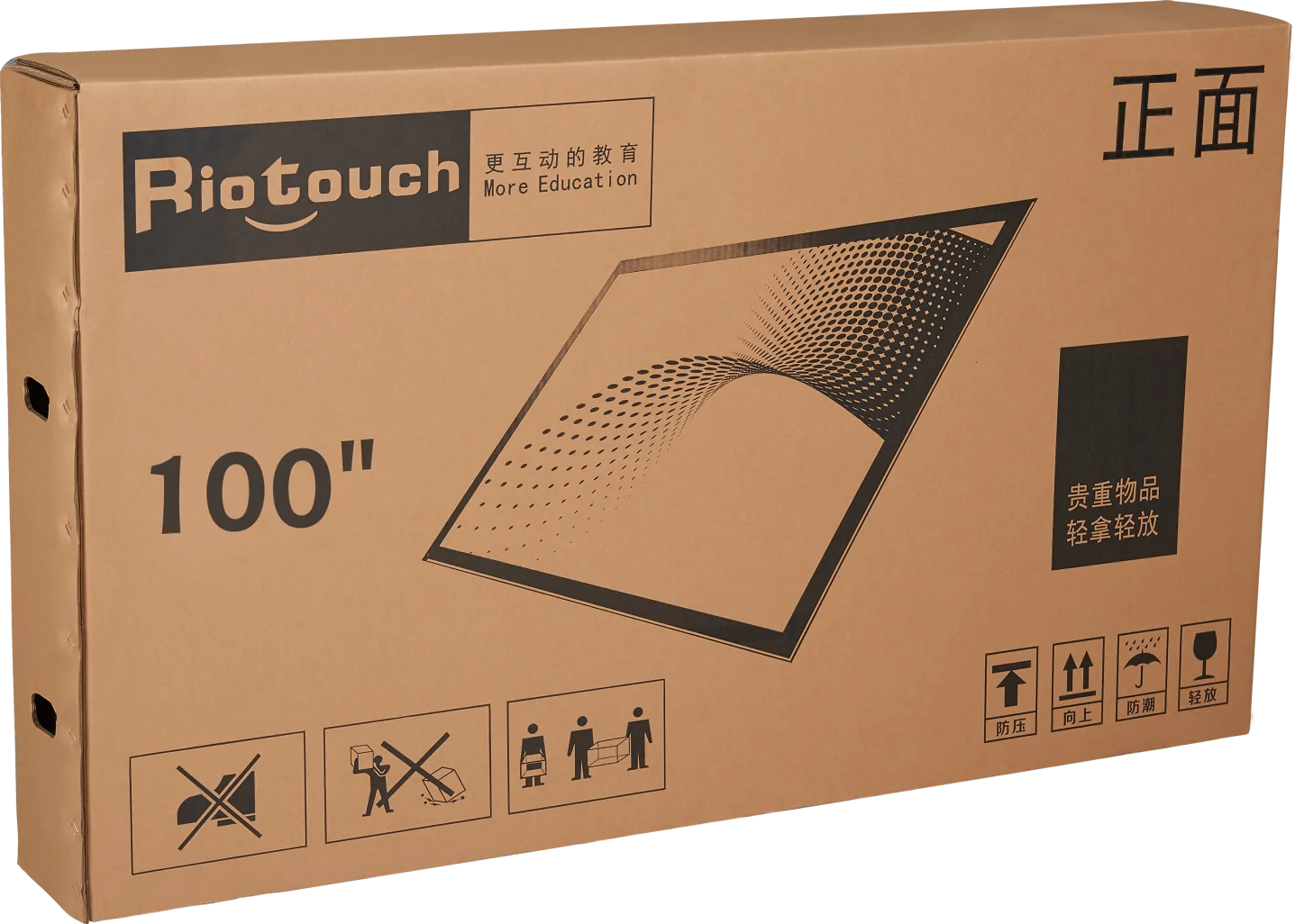 Большой сенсорный экран Riotouch 4K UHD 98 100 дюйма монитор для образования и