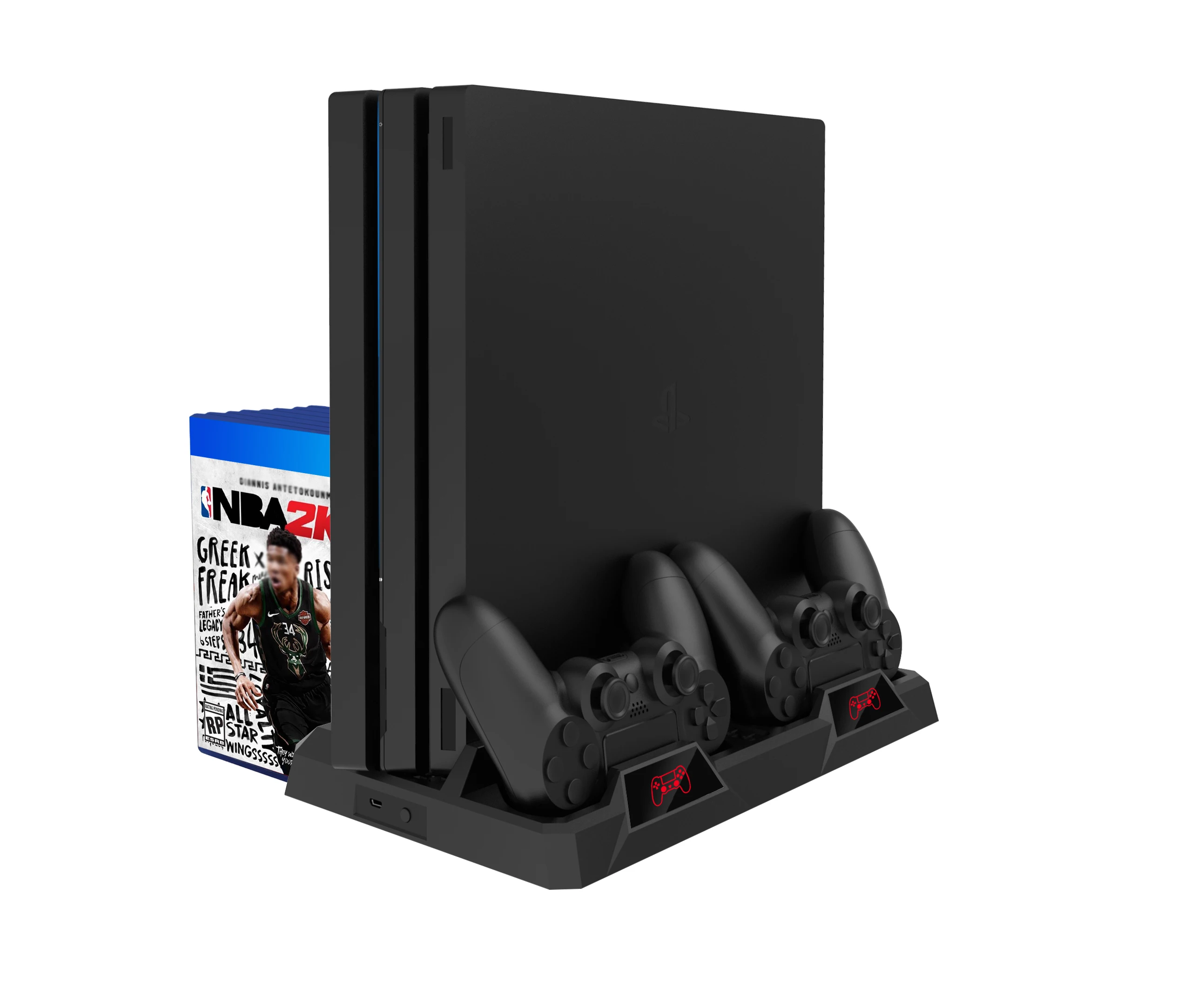  Многофункциональная подставка для охлаждения PS4 Sony playstation 4 с зарядной станцией двух