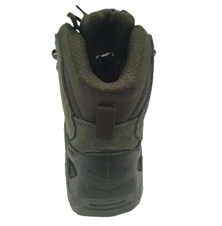 JDS Custom New Trend Green Out Door Solomon Columbia Leather Hiking Boots For Men