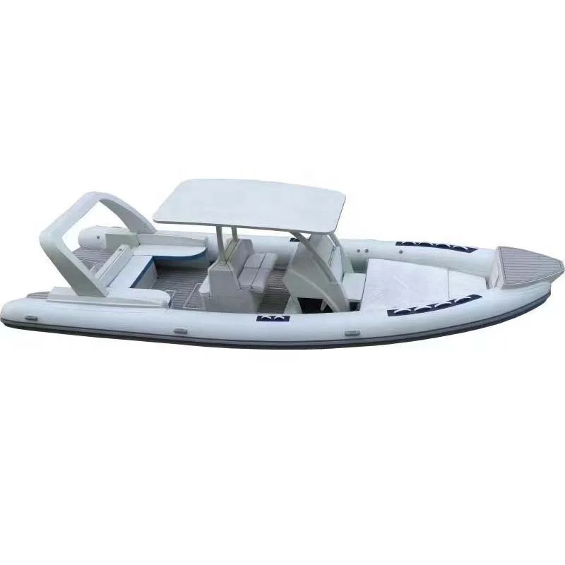 860 28ft Rigid Aluminum  Hypalon PVC RIB Sport Fishing Boat accept customized design