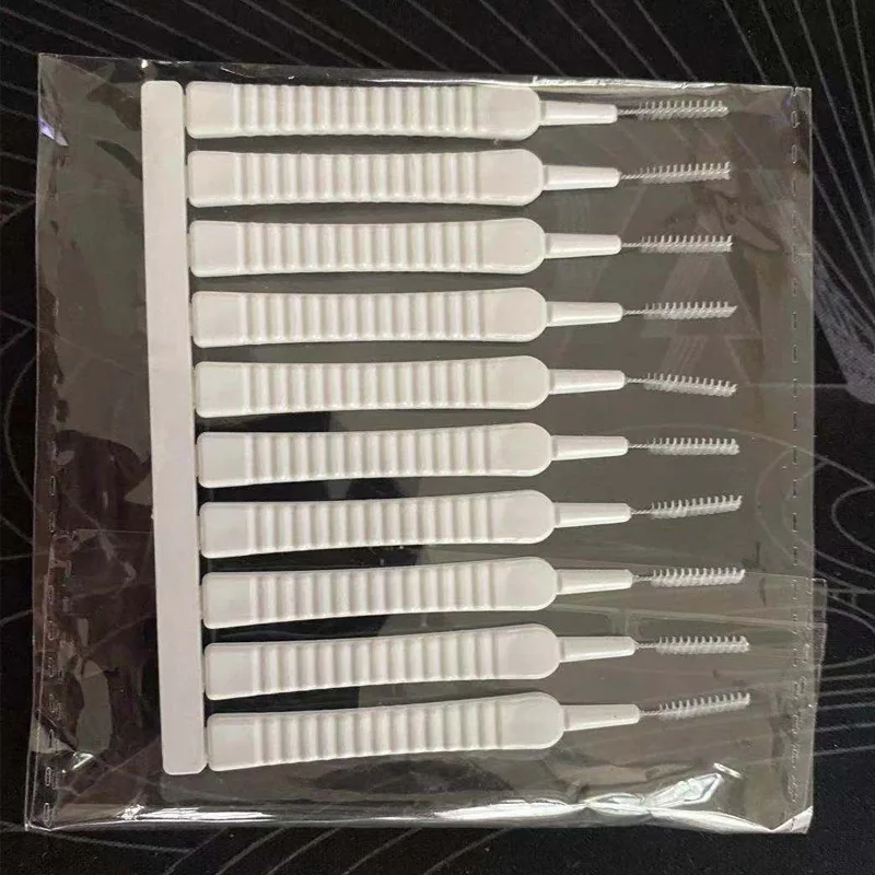 Mini Small Plastic Hand-Design Shower Hole Bathroom Shower Head Washing Anti-clogging Cleaning Brush For Kitchen Toilet