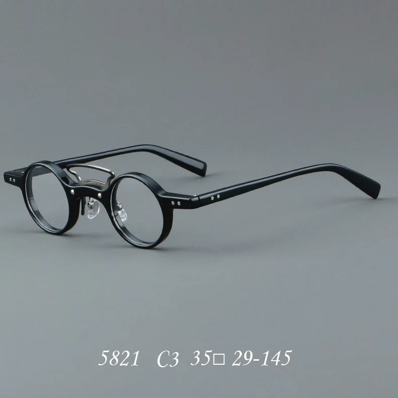 manufacturer mazuchelli fashion round frame tortoise Retro Drive  Small diamond acetate eyeglasses hand made