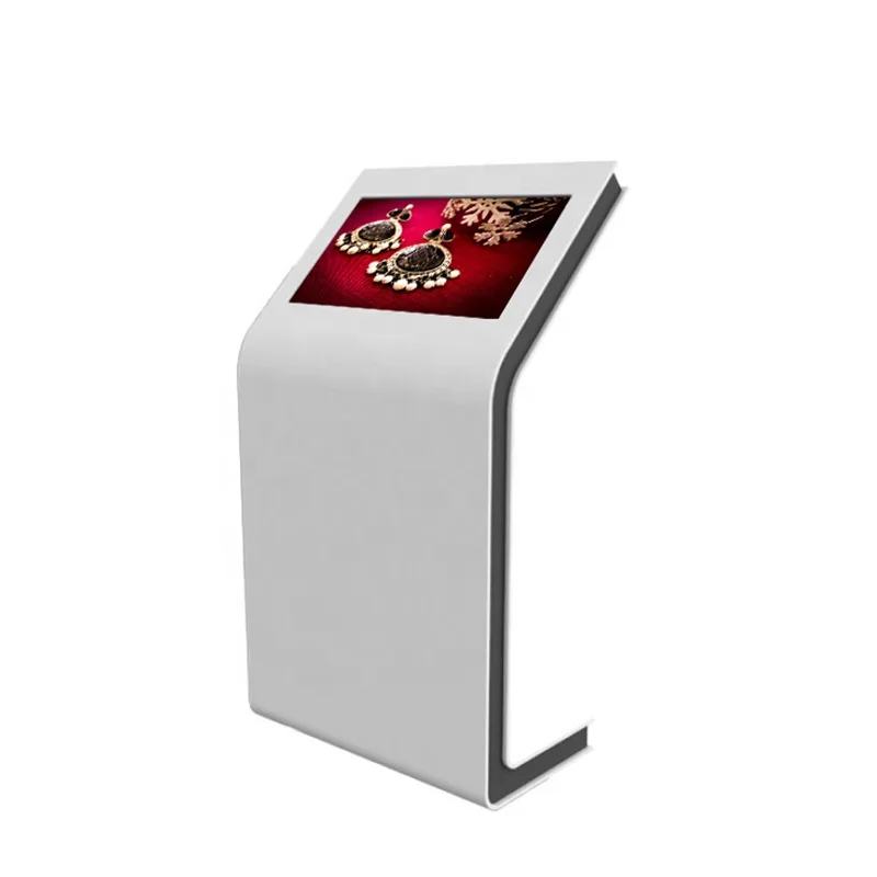 Hot selling-32 inch Interactive LCD display Touch Screen L shaped kiosk information kiosk with free software touch screen kiosk