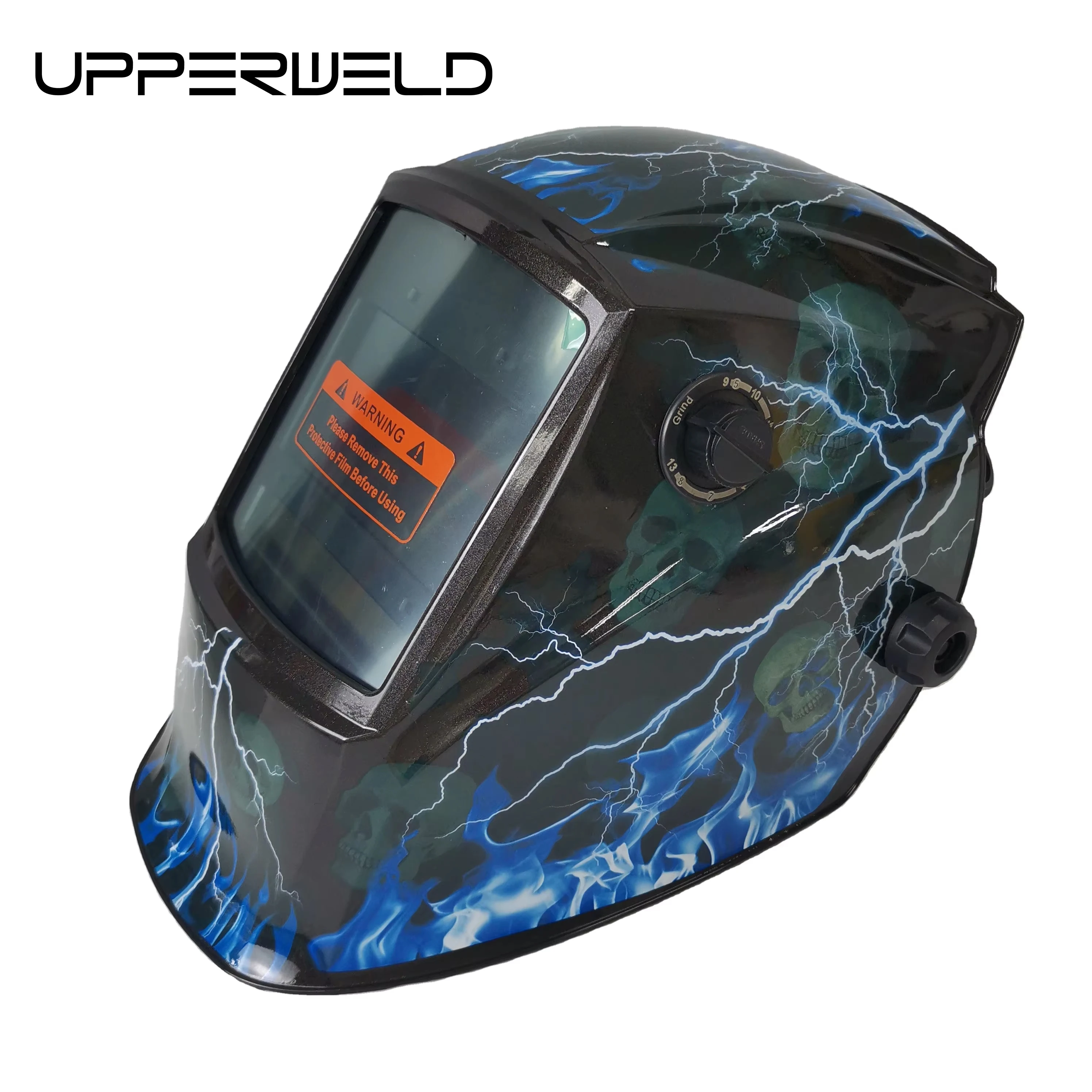 Solar Powered Welding Helmet TIG MIG ARC Welder Hood with Adjustable Shade
