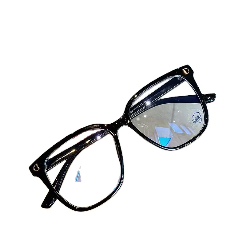 Shuoyang Factory fashion double D glasses frame glasses Internet celebrity fashion Simplicity large frame glasses women