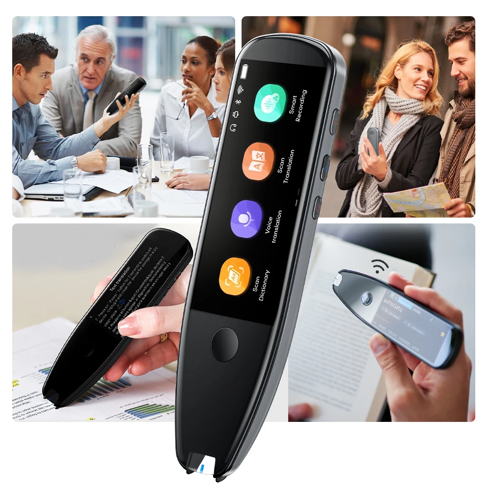202 High Quality 3.5inch Portable AI translation voice pen multi-language smart scanner language translation pen