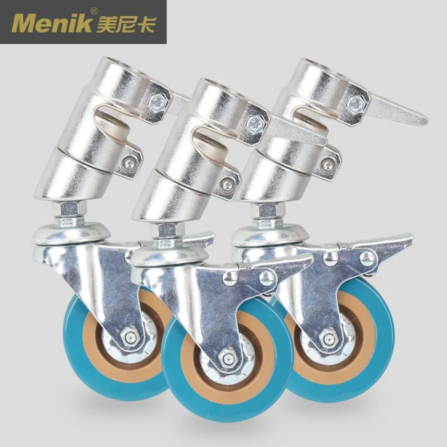 Menik 75mm  Photo Studio Accessories Light Stand Universal Caster Wheels for Photography Tripod Magic Leg