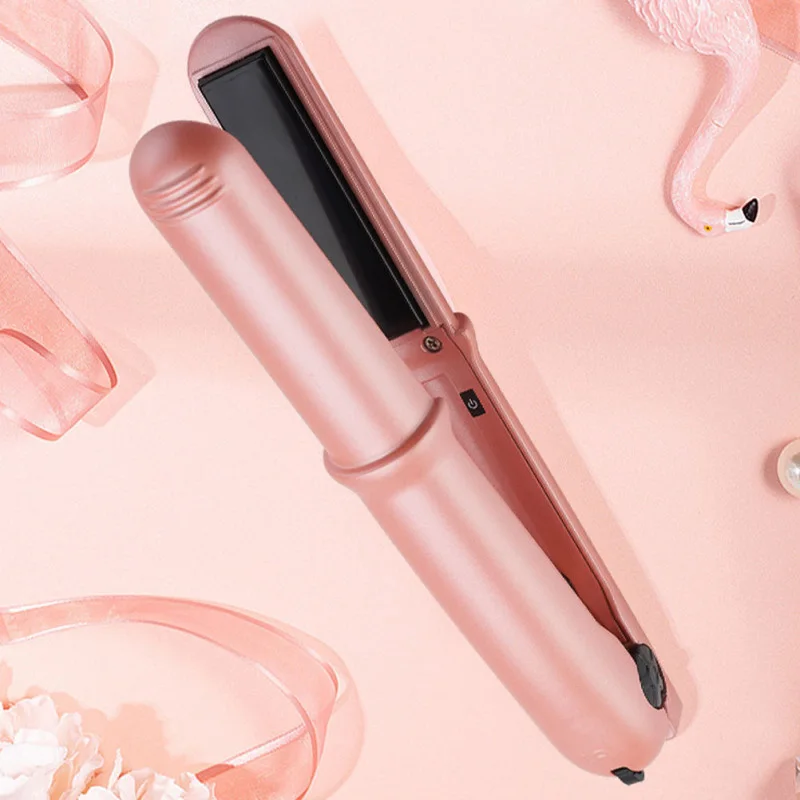 Portable USB Wireless Rechargeable Cordless Mini Hair Straightener Flat Iron