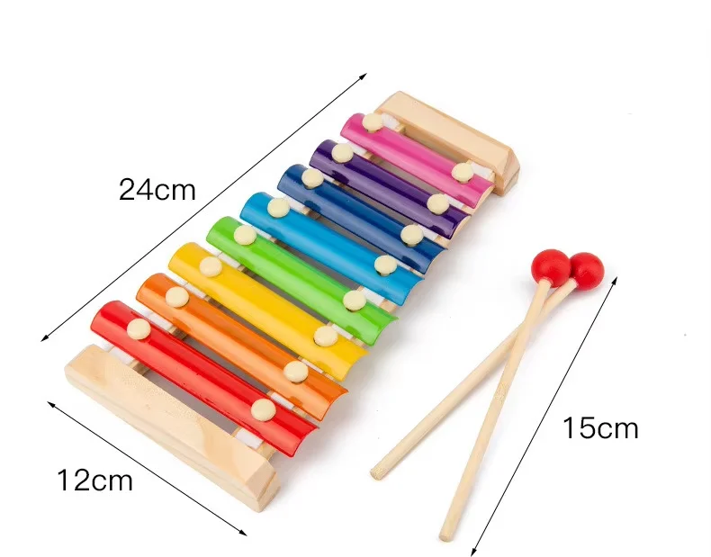Intellectual Cartoon Animal Figure Clock Match  Musical Games Development Educational Sets Teaching Aid Toys For Kids Boys Girls