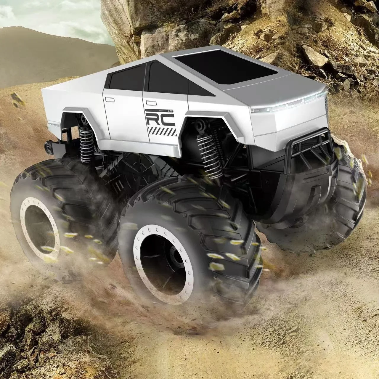 2025 Радиоуправляемый 1:14 автомобиль-амфибия с дистанционным управлением скоростной внедорожный автомобиль киберпикап мальчик Бигфут гоночная игрушка на радиоуправлении