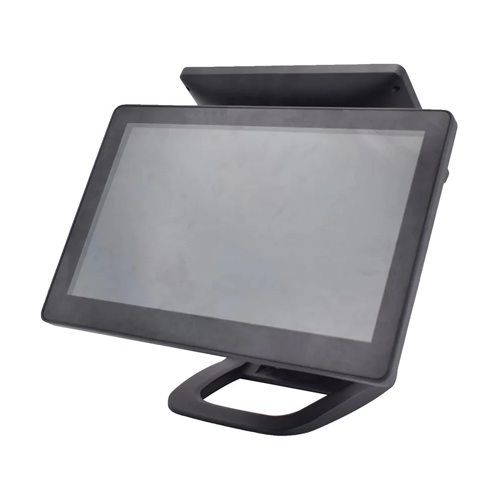 High performance 15.6inch Checkout Counter windows POS cash register with foldable stand